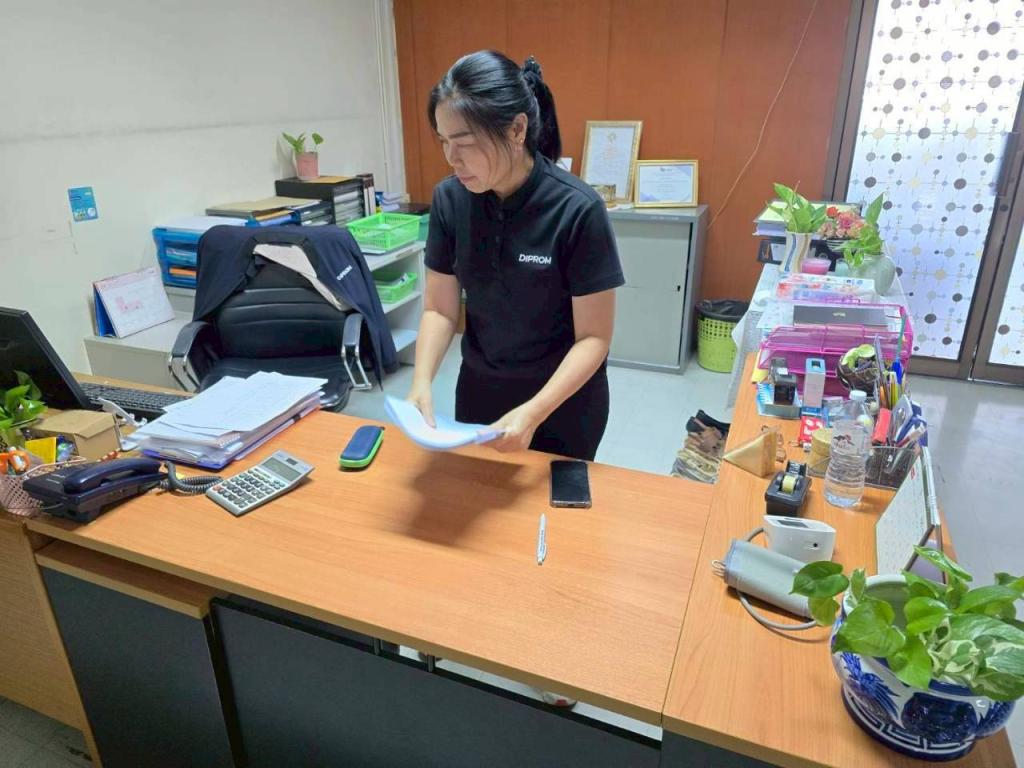 รวมพลังชาว DC 9 ทำ 5 ส ปรับพื้นที่ให้น่าอยู่ พร้อมรับการปฏิบัติงาน