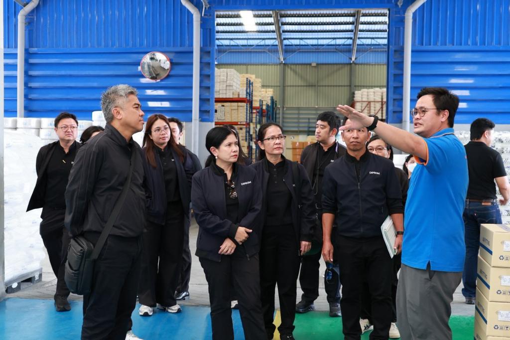 DIPROM Center 9 ต้อนรับ รสอ.ดุสิต ลงพื้นที่ตรวจเยี่ยมสถานประกอบการจังหวัดระยอง