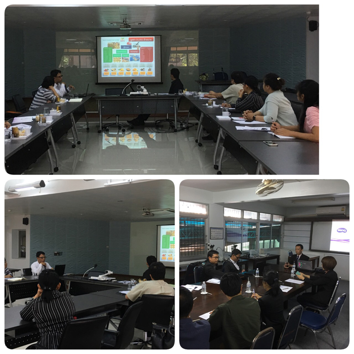 วันที่ 15 ก.พ. 61 เวลา 13.00 น.  นายวัชรุน  จุ้ยจำลอง ผอ.ศภ.9 กสอ.  ได้เข้าร่วมประชุมหารือ กับ คณบดี คณะวิทยาศาสตร์และเทคโนโลยี  มหาวิทยาลัยราชภัฎรำไพพรรณี จ.จันทบุรี